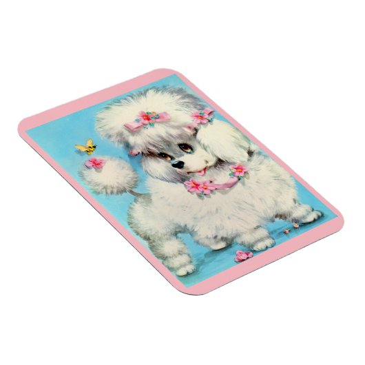 Biene und Poodle Magnet (Rechte Seite)