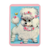 Biene und Poodle Magnet (Vertikal)