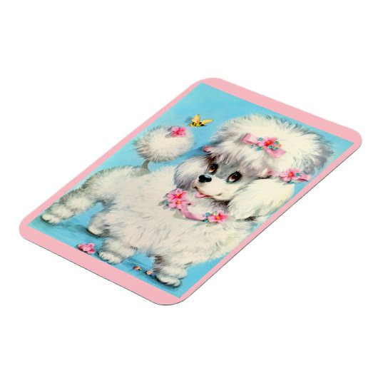 Biene und Poodle Magnet (Linke Seite)