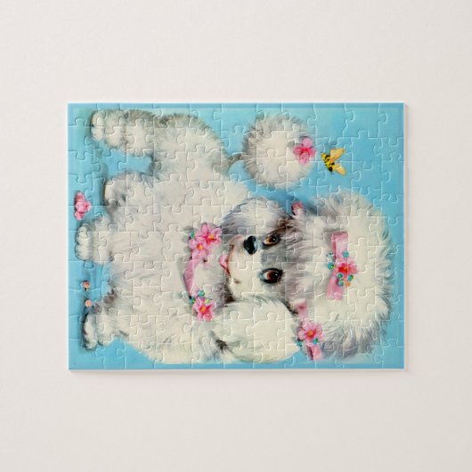Biene und Poodle Puzzle (Horizontal)