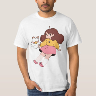 Biene und Puppycat Cardamon Happy T-Shirt