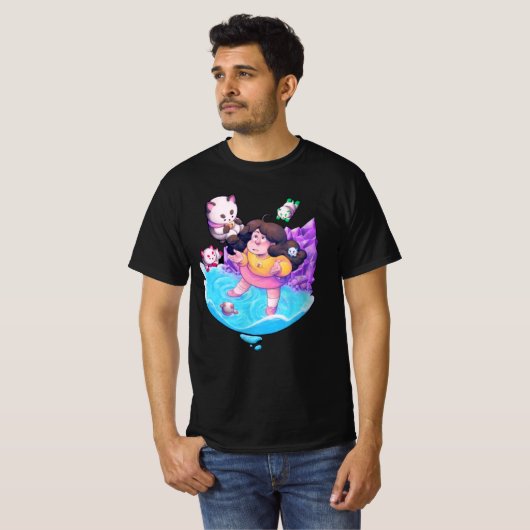Biene und Puppycat Klassiker T-Shirt (Vorne ganz)