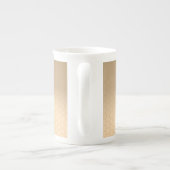 Biene und Sonnenblumen Porzellantasse (Rückseite)