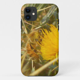Biene und Star Thistle (Centaurea solstitialis) Case-Mate iPhone Hülle