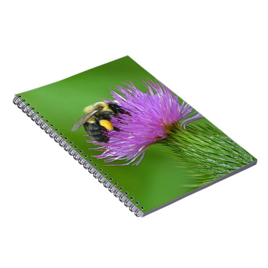 Biene und Thistle-Notebook Notizblock (Rechte Seite)