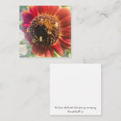 Biene Unique Mitteilungskarte (Vorne/Hinten)