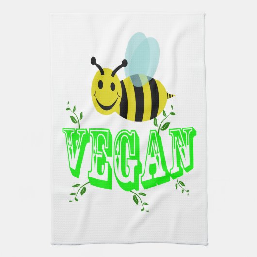 Biene vegan handtuch (Vertikal)
