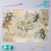 Biene vier seidenpapier (Basteln)