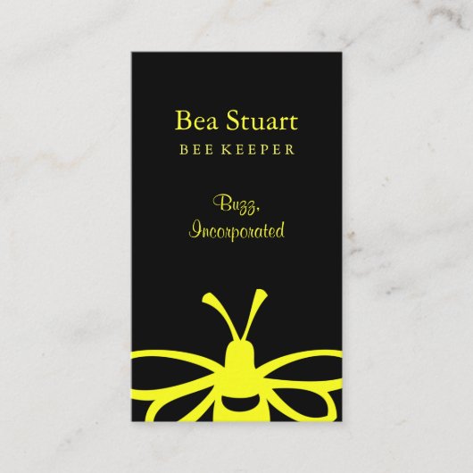 Biene Visitenkarte (Vorderseite)