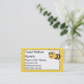 Biene Visitenkarte (Stehend Vorderseite)