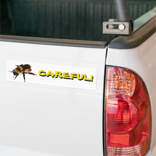 "Biene" vorsichtig! meme Autoaufkleber (Auf Lkw)