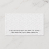 Biene | Wabenmuster Visitenkarte (Rückseite)