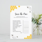 Biene Watercolor rät das Preisspiel (Stehend Vorderseite)