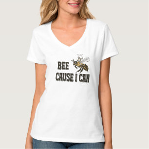 Biene, weil ich kann T-Shirt – Lustiger Cowboy rei