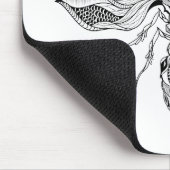 Biene-Wespe Tätowierung Mousepad (Ecke)