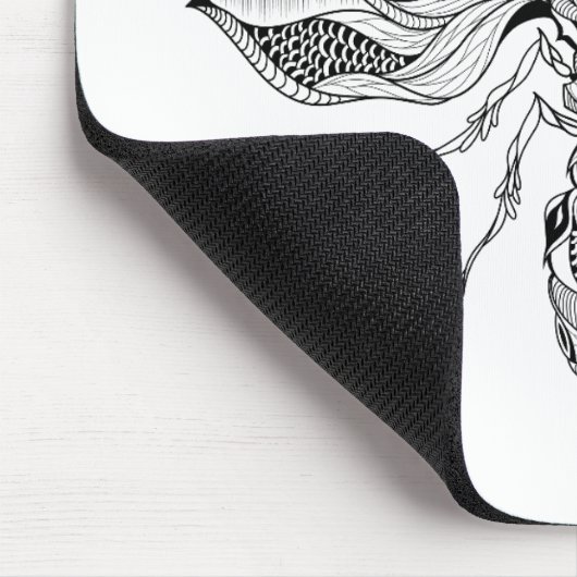 Biene-Wespe Tätowierung Mousepad (Ecke)