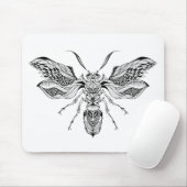 Biene-Wespe Tätowierung Mousepad (Mit Mouse)