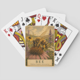 Biene Wildflower Wiesen VINTAGE Spielkarten