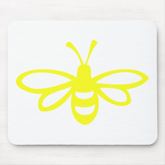 Biene [Zitrone] Mousepad (Vorne)