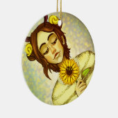 Bienemädchen Keramik Ornament (Rechts)