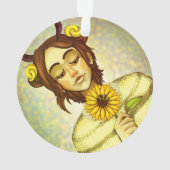 Bienemädchen Ornament (Rückseite)