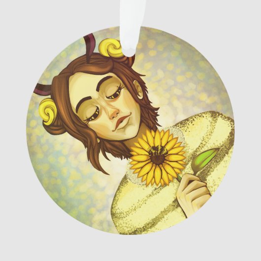 Bienemädchen Ornament (Vorderseite)