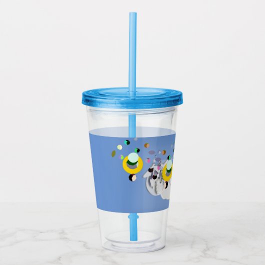 Bienen Acryltrinkbecher (Vorderseite)