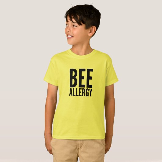 Bienen-Allergie-T-Shirt T-Shirt (Vorne ganz)