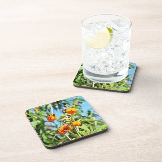 Bienen am Arbeitsplatz Getränkeuntersetzer (Rechte Seite)