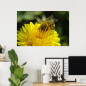 Bienen am Arbeitsplatz-Poster Poster (Heimbüro)