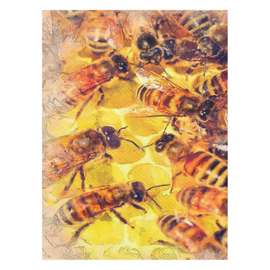 Bienen Art Blanket Tischdecke (Vorderseite)