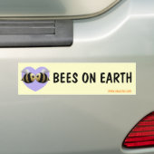 Bienen auf ErdAutoaufkleber Autoaufkleber (Auf Auto)
