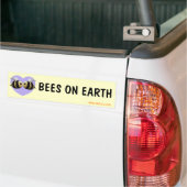 Bienen auf ErdAutoaufkleber Autoaufkleber (Auf Lkw)