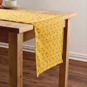 Bienen auf Honeycomb Tablecloth Kurzer Tischläufer (Beispiel)