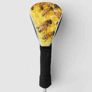 Bienen auf Honigwabe Golf Headcover