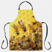 Bienen auf Honigwabe Schürze (Vorderseite)