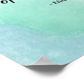 Bienen auf Lavendel mit Zitat über Bienen Print Poster (Ecke)