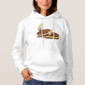 Bienen auf zwei Keksen Hoodie (Vorderseite)