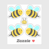 Bienen Aufkleber (Blatt)