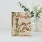 Bienen aus einem mittelalterlichen Manuskript Postkarte (Stehend Vorderseite)