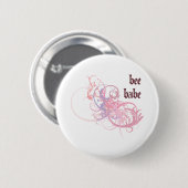 Bienen-Baby Button (Vorne & Hinten)