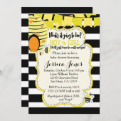 Bienen-Baby-Duschen-Einladung oder Geschlecht Einladung (Vorne/Hinten)