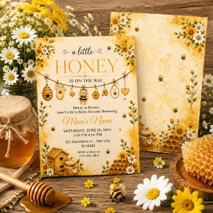 Bienen-Baby-Party - Ein bisschen Honig ist unterwe Einladung