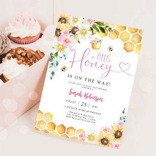 Bienen-Baby-Party-Einladung Einladung