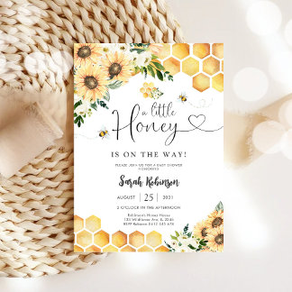 Bienen-Baby-Party-Einladung Einladung