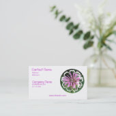 Bienen-Balsam-Blumen-Geschäfts-Karte Visitenkarte (Stehend Vorderseite)