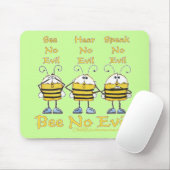 Bienen "Bee No Evil" Mousepad (Mit Mouse)