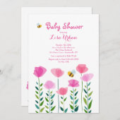 Bienen beleben die Einladung (Vorne/Hinten)