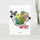 Bienen-Bergwerk-alter englischer Schäferhund Feiertagskarte (Rückseite)