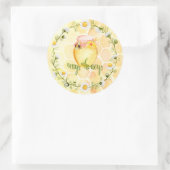 Bienen-Bienenhaus-Honig-Glas-Aufkleber Runder Aufkleber (Tasche)